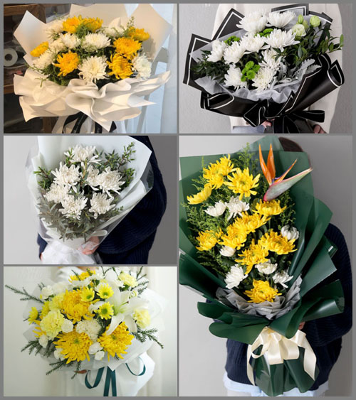 上海崇明区港沿镇梅园村白事花束代送